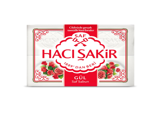 Haci Sakir Kernseife Rosenduft 4x150g