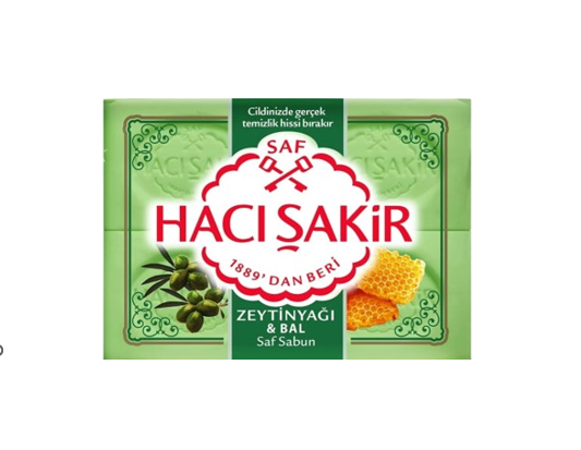 Haci Sakir Kernseife Olivenöl & Honig 4x150g