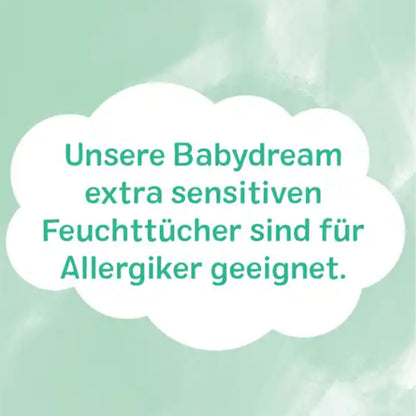 Babydream extra sensitive Feuchttücher Quattro-Pack (4x80 Tücher)