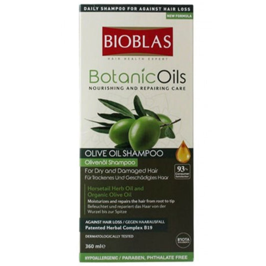 Bioblas Olivenöl Shampoo 360ml , Für Trockenes & Geschädigtes Haar