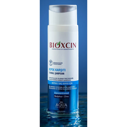 Bioxcin Anti-Schuppen Thermal Shampoo – Wirksame Schuppenbekämpfung mit Thermalwasser, Probiotika & Zink 300ml