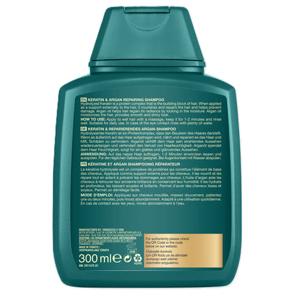 Bioxcin Keratin & Argan Repair Shampoo 300 Ml - Verwittertes & Beschädigtes Haar