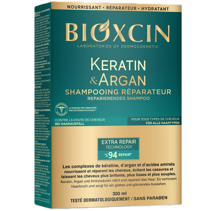 Bioxcin Keratin & Argan Repair Shampoo 300 Ml - Verwittertes & Beschädigtes Haar