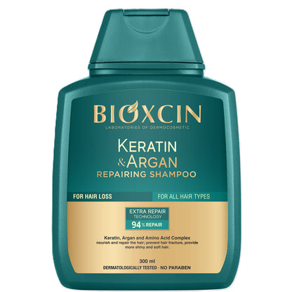 Bioxcin Keratin & Argan Repair Shampoo 300 Ml - Verwittertes & Beschädigtes Haar