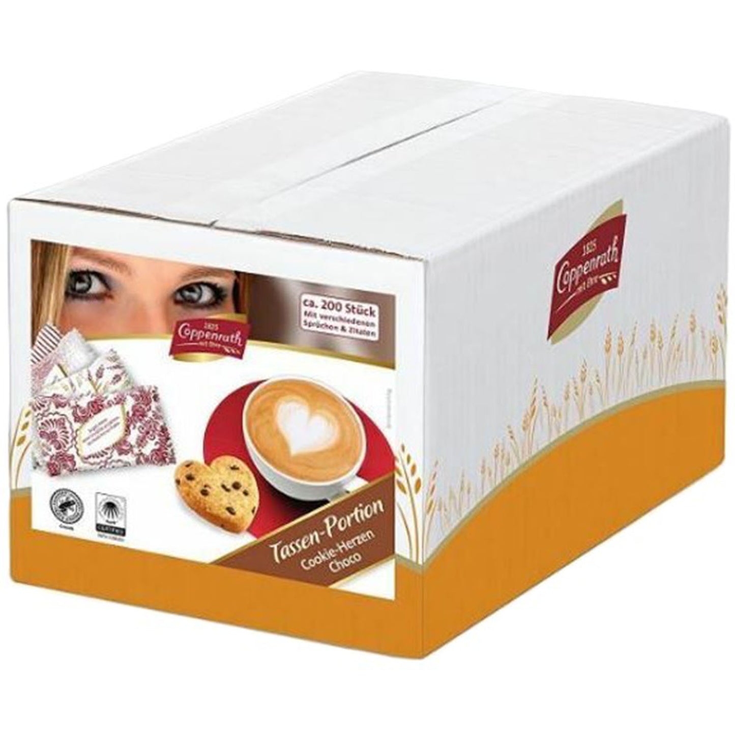 Coppenrath Tassen-Portionen Cookie-Herzen Choco