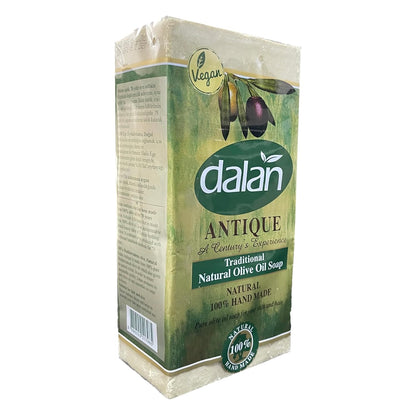 Dalan Seife 5x180 g, Natur, Handgefertigt, 100% Olivenöl Seife