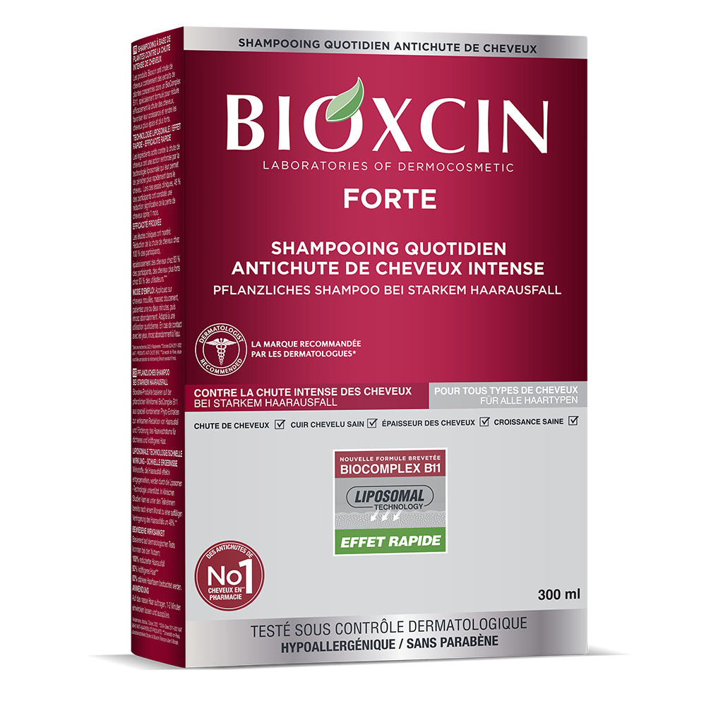 BIOXCIN FORTE Shampoo gegen intensiven Haarausfall- Mit Bio Complex B11  300ml