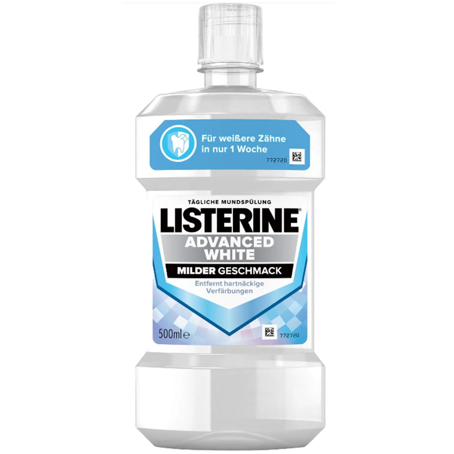 Listerine Advanced White Mundspülung 500ml - Milder Geschmack