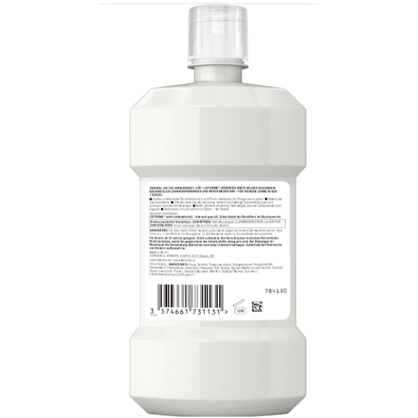 Listerine Advanced White Mundspülung 500ml - Milder Geschmack