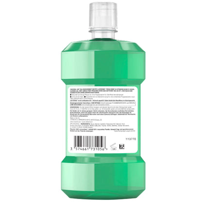 Listerine Fresh Mint Mundspülung 500ml - Antibakteriell, 24 Stunden Schutz