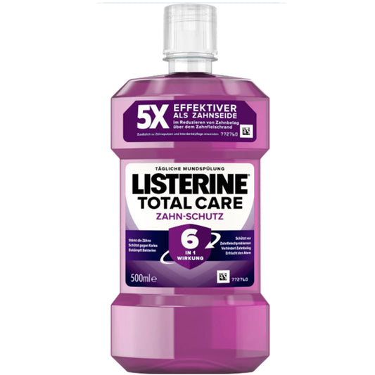 Listerine Total Care Zahn-Schutz Mundspülung, 500ml - 6 in 1Wirkung