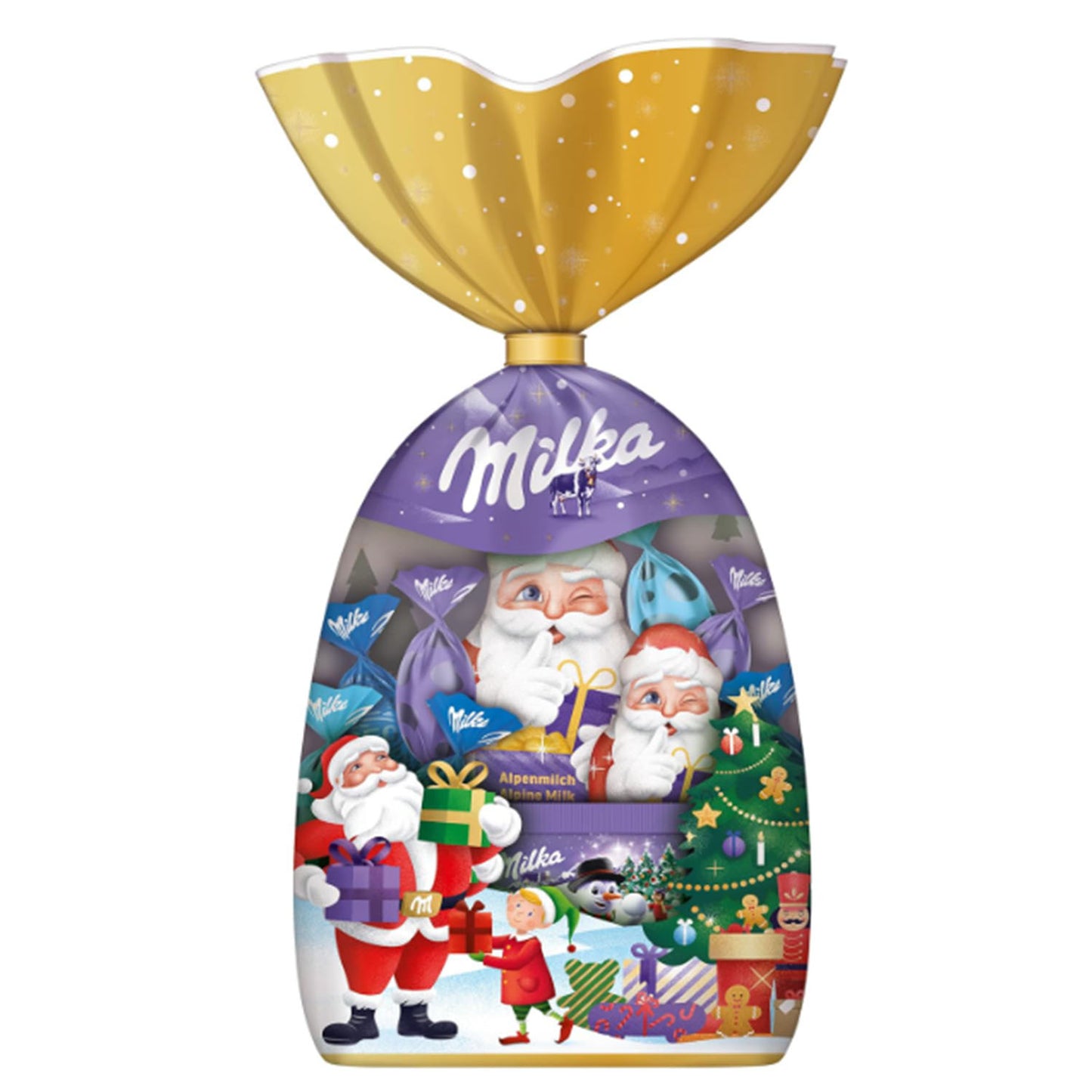 Milka Weihnachtsmischung 1 x 224g (Weihnachtsschokolade Mix-100% Alpenmilch)