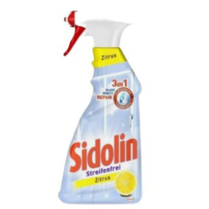 Sidolin Zitrus, Glasreiniger mit Abperl-Effekt 500 ml