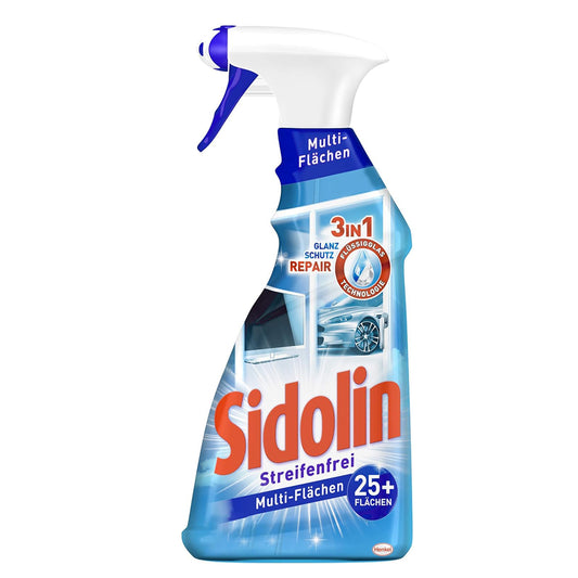 Sidolin Multi-Flächen-Reiniger, für streifenfreien Glanz auf über 25 Flächen, 500 ml