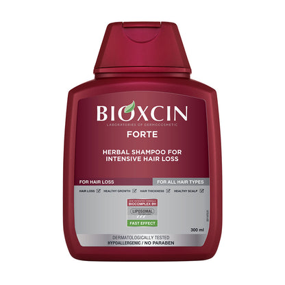 BIOXCIN FORTE Shampoo gegen intensiven Haarausfall- Mit Bio Complex B11  300ml