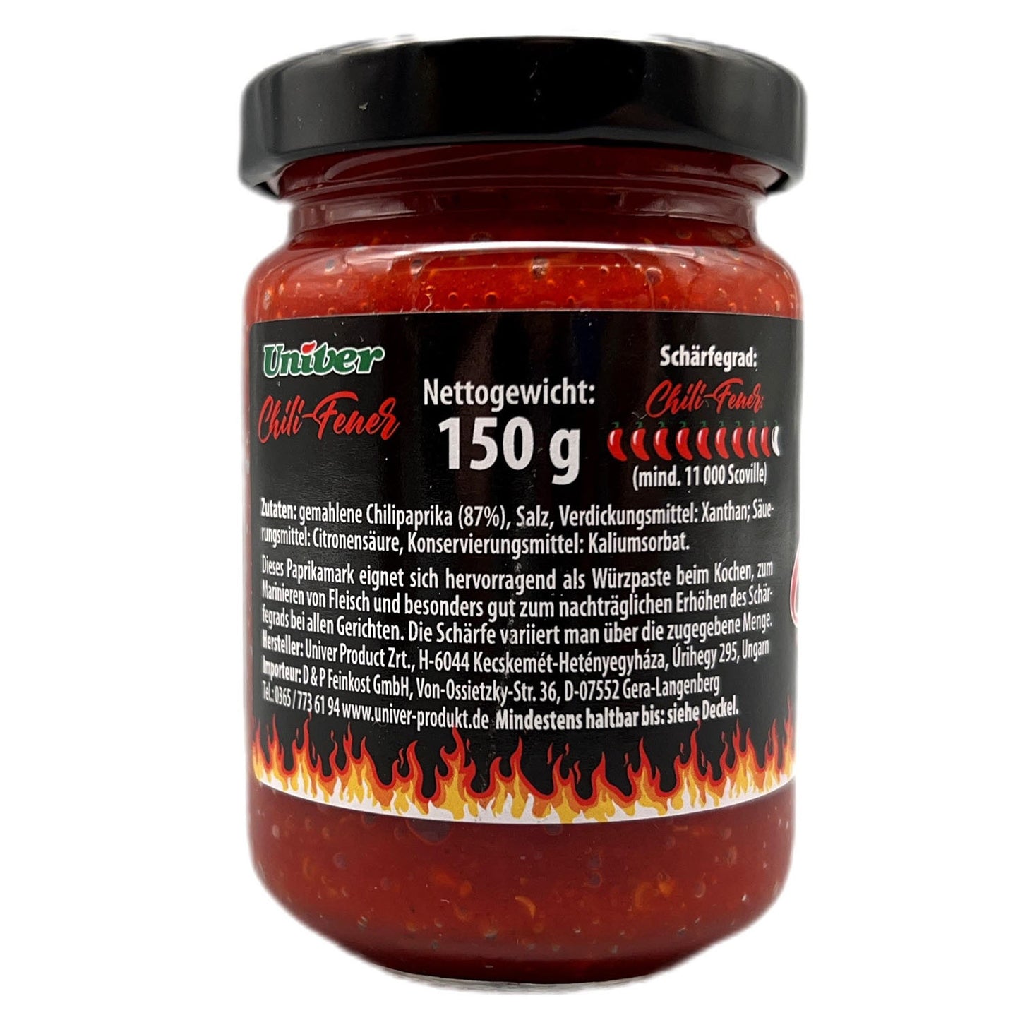 Univer Chili-Feuer 150 g Glas